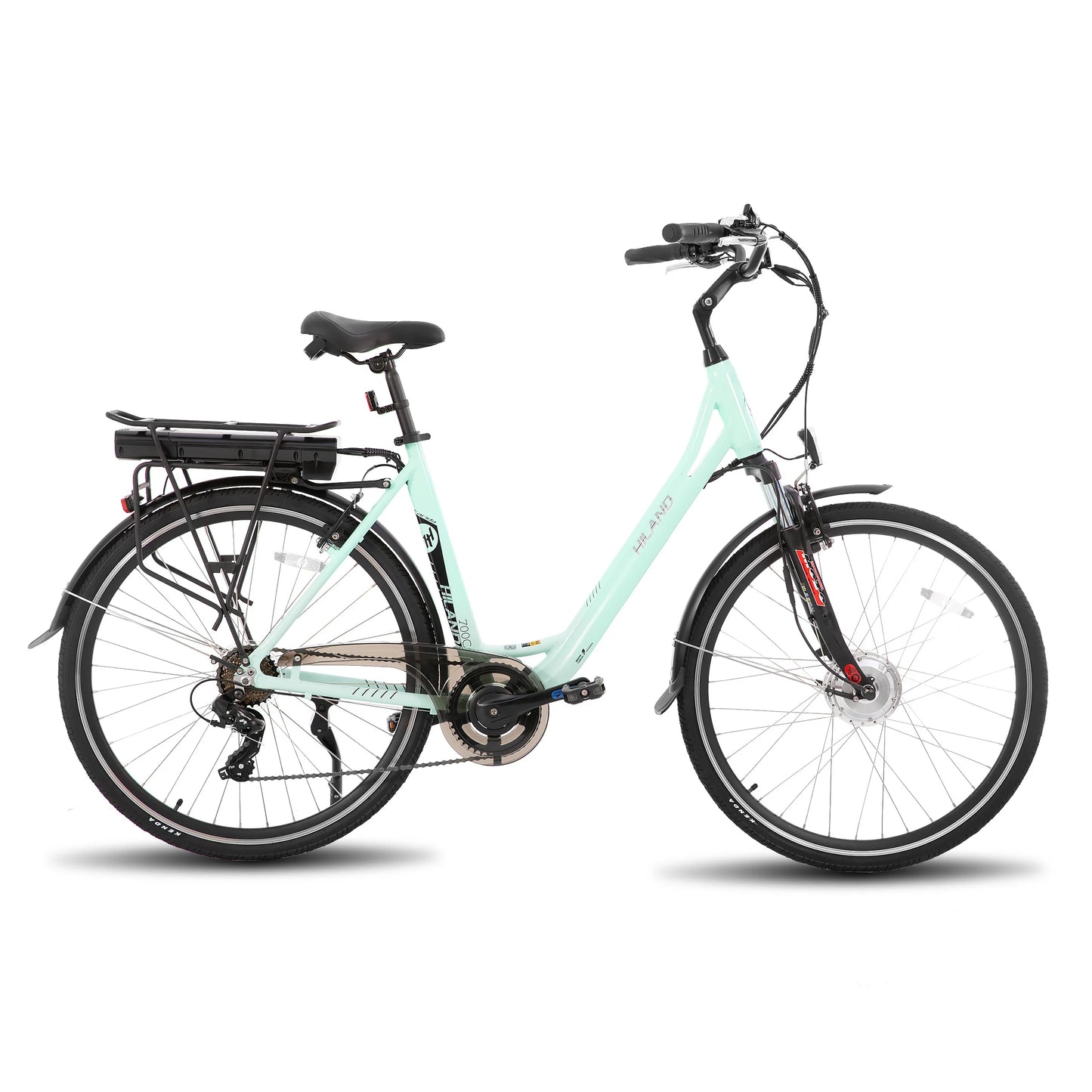 HILAND Electric Bike with Detachable Lithium Battery
