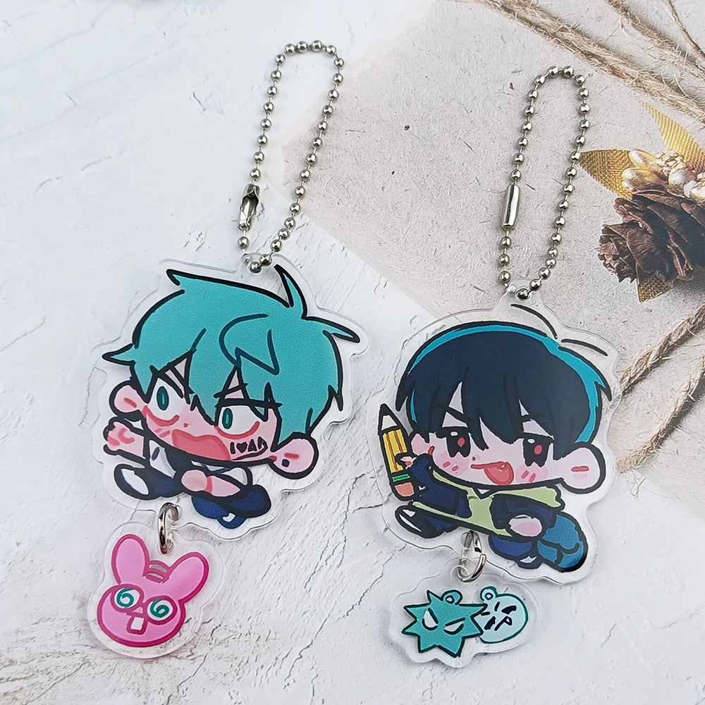 2-Piece Alien Stage Ivan & Till Anime Acrylic Keychain Set