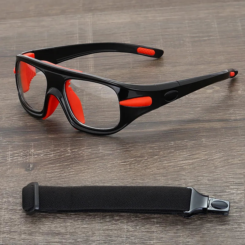 Anti-Collision Sports Goggles - Adjustable Prescription Eyewear for Basketball & Cycling