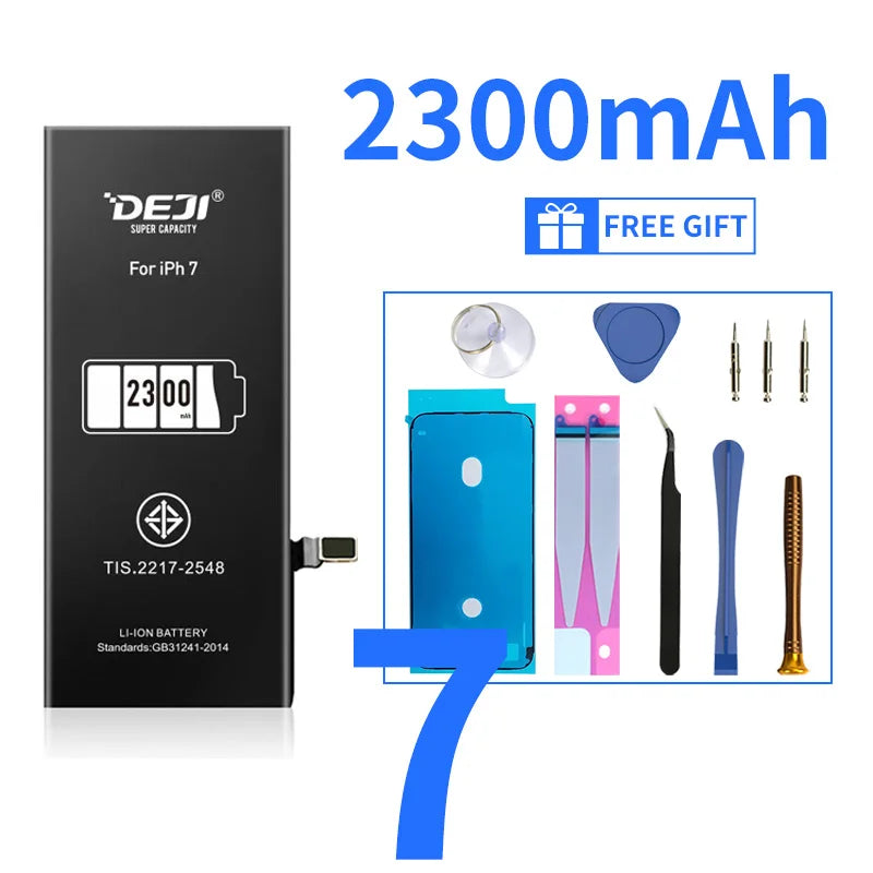 DEJI Replacement Battery & Repair Tool Kit for iPhone