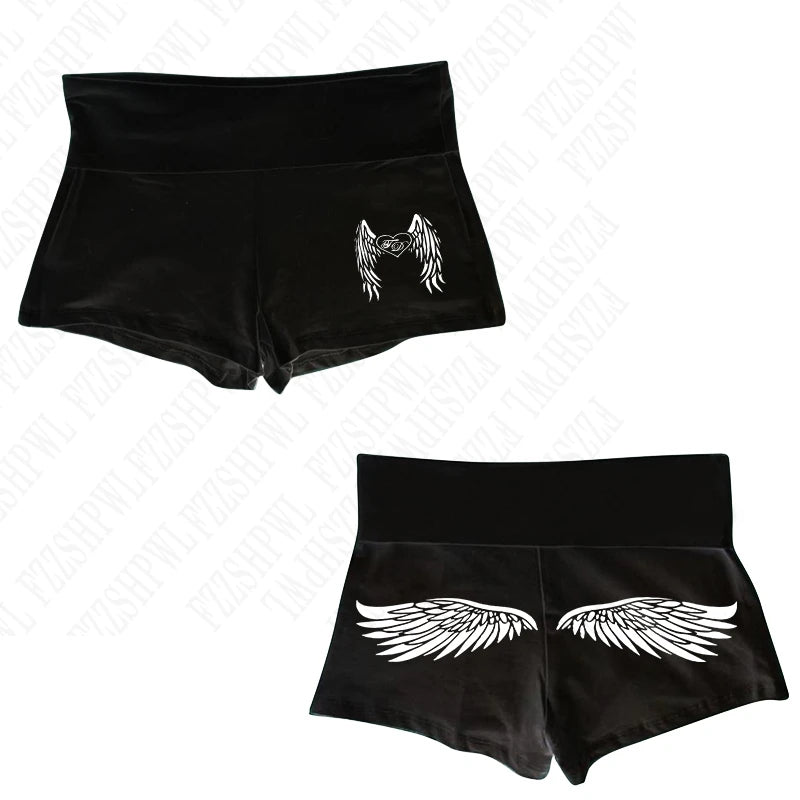 Retro Millennium Patterned Printed Shorts