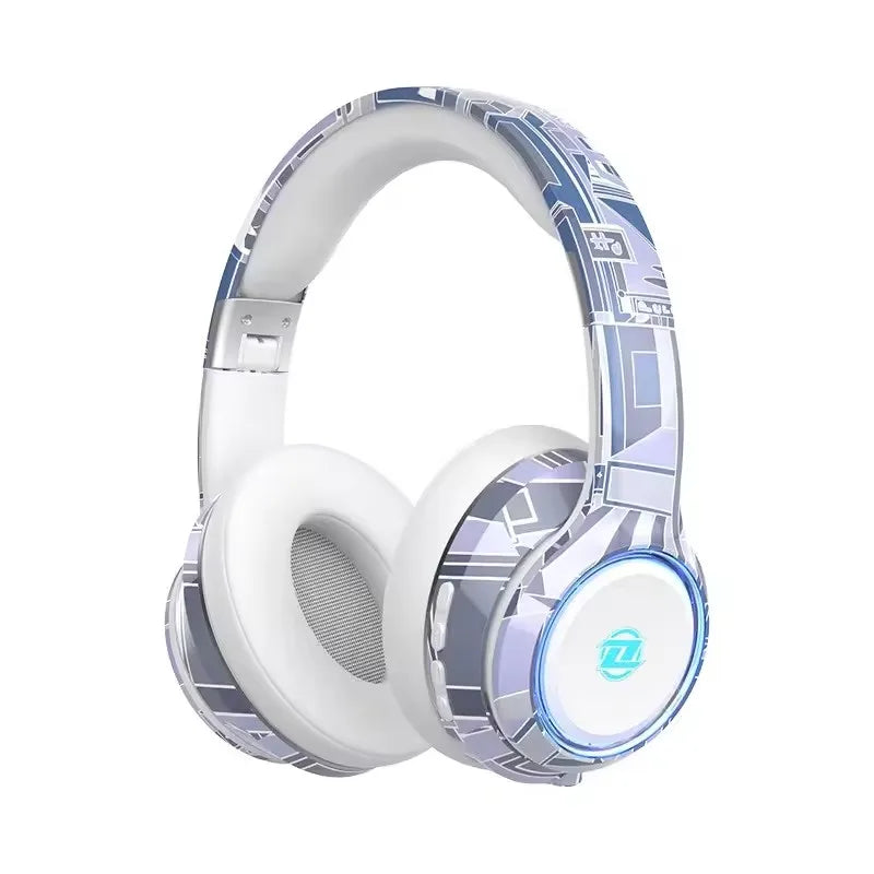 Wireless Esports Gaming Headphones With RGB Lighting Intelligent Noise Reduction