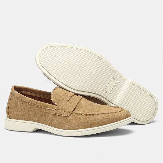 Men's Faux Suede Slip-On Loafers