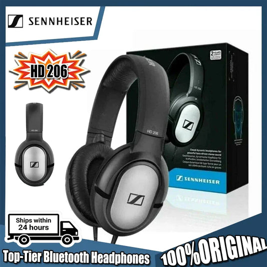 Sennheiser HD 206 3.5mm Over Ear Wired Headphones
