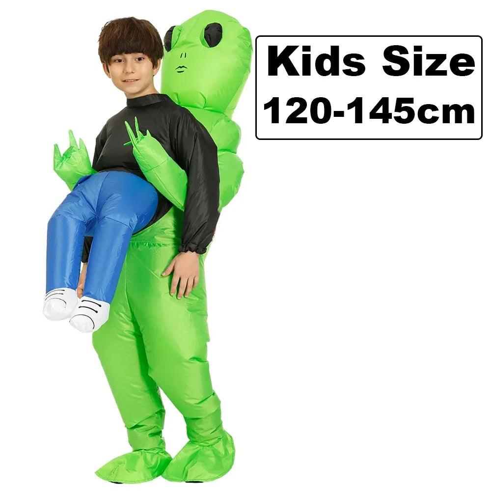 Green ET Alien Inflatable Costume Suit