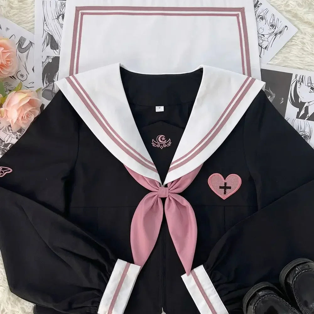 Japanese & Korean JK Sailor School Uniform Set