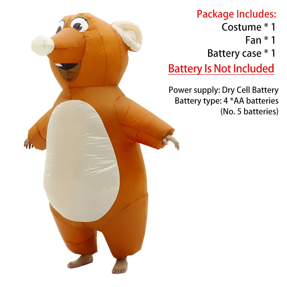 Adult Inflatable Blow-Up Mouse Costume
