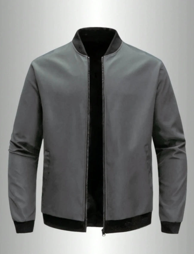 Short Loose fit Baseball Collar Jacket