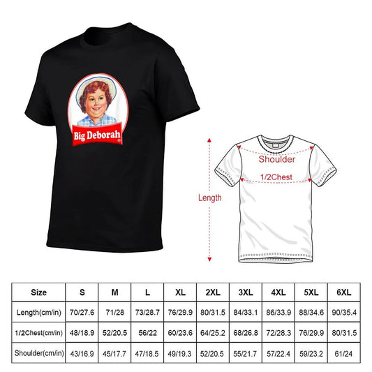 Big Deborah Parody Graphic Short Sleeve T-Shirt