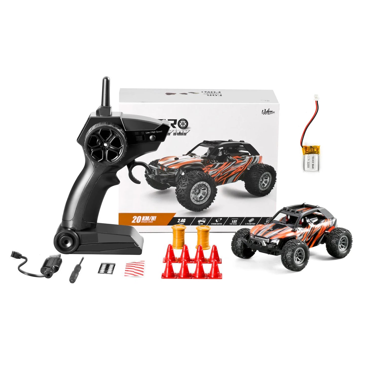 1:32 Mini 20Km/h Off-Road High Speed Remote Control Vehicle