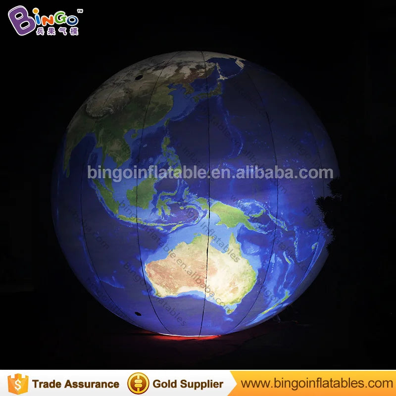 Giant Inflatable Planet Earth Globe - Hanging & Standing Advertising Sphere
