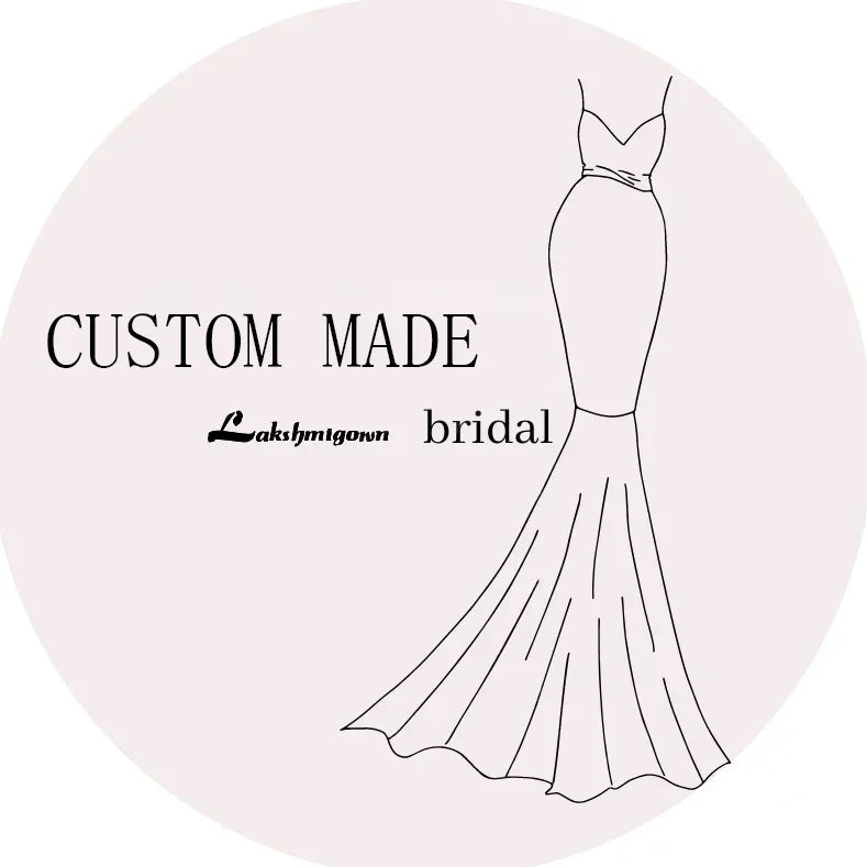 Lakshmigown Boho Lace & Tulle A-Line Wedding Dress with V-Neck & Low Back