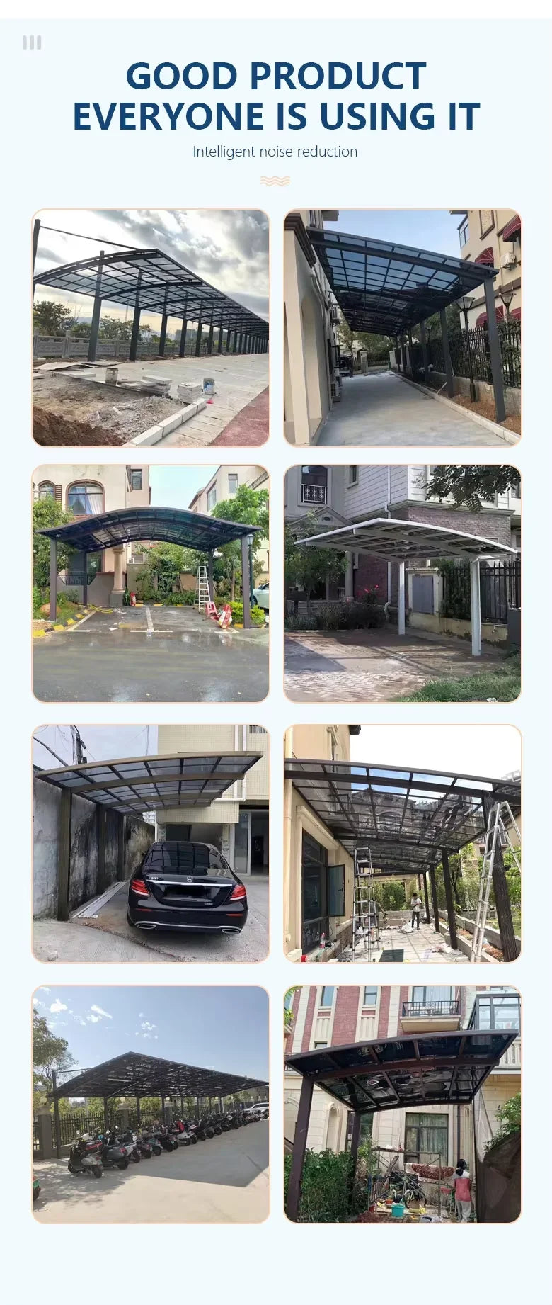 OneAlu Simple Design Gazebo Sunshade