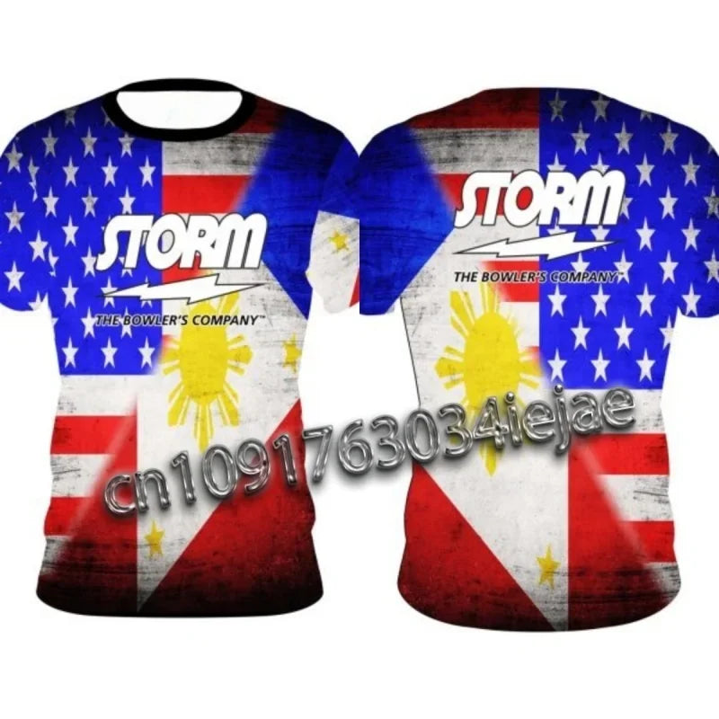 Storm Sugar Skull Rainbow Performance Bowling Jersey