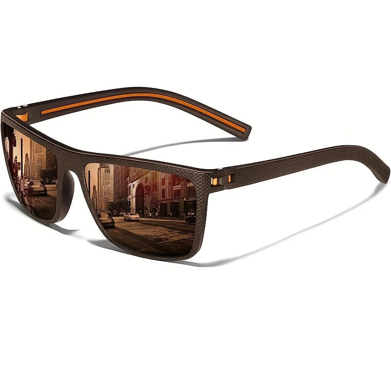 Square Polarized Lightweight Frame Sunglasses