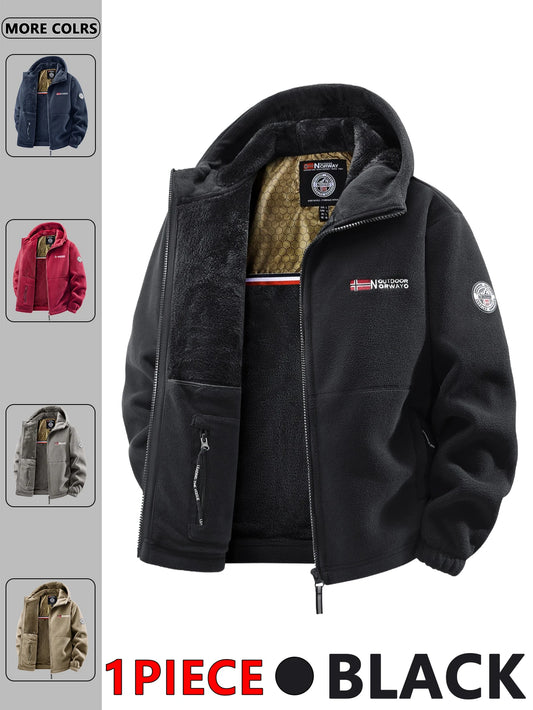 Men's All-Season Casual Padded Jacket – Lightweight Thermal Zip-Up Coat
