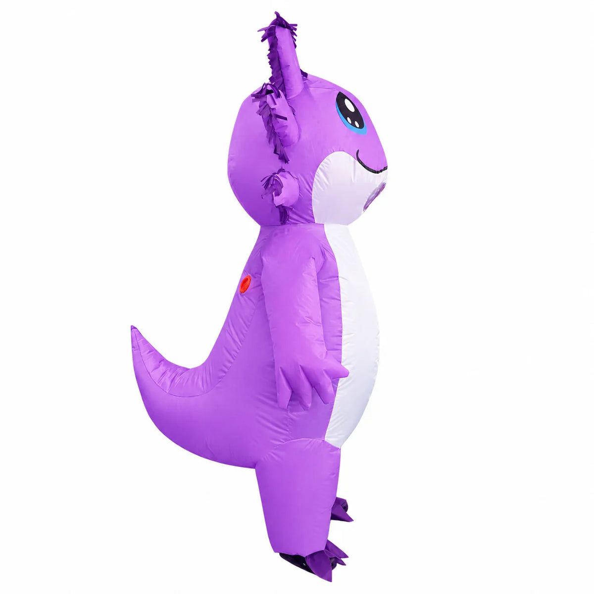 Inflatable Purple Axolotl Adult Costume - Halloween Cosplay & Party Outfit