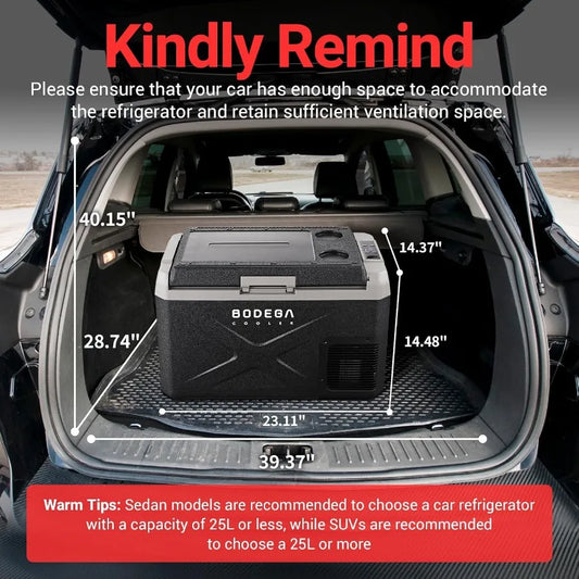 12 Volt Car Electric Cooler APP Control