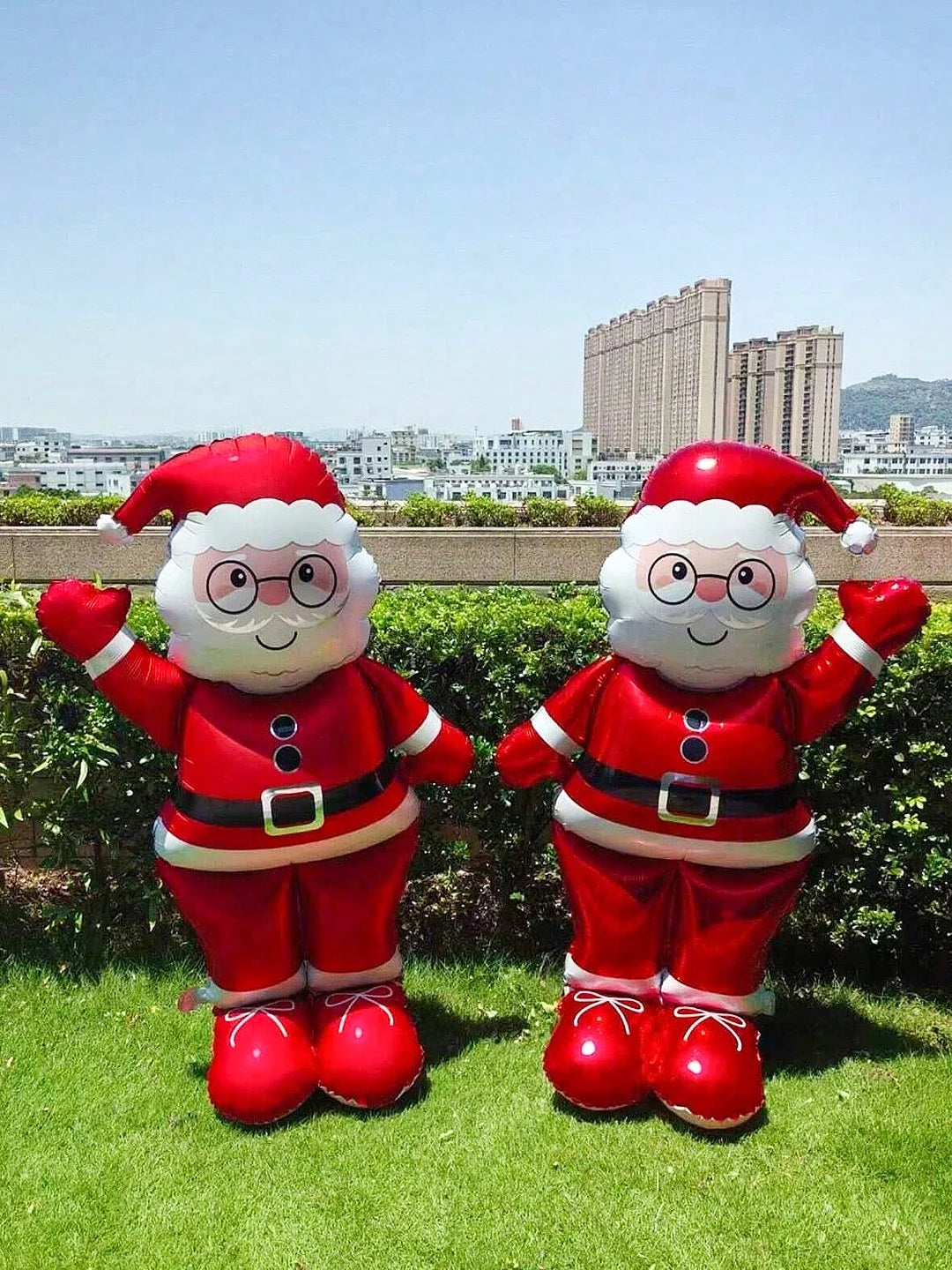 Extra large Standing Foil Balloon Santa Claus