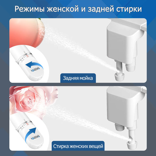 SOOSI Ultra-Slim Bidet Attachment with Dual Nozzles and Adjustable Water Pressure