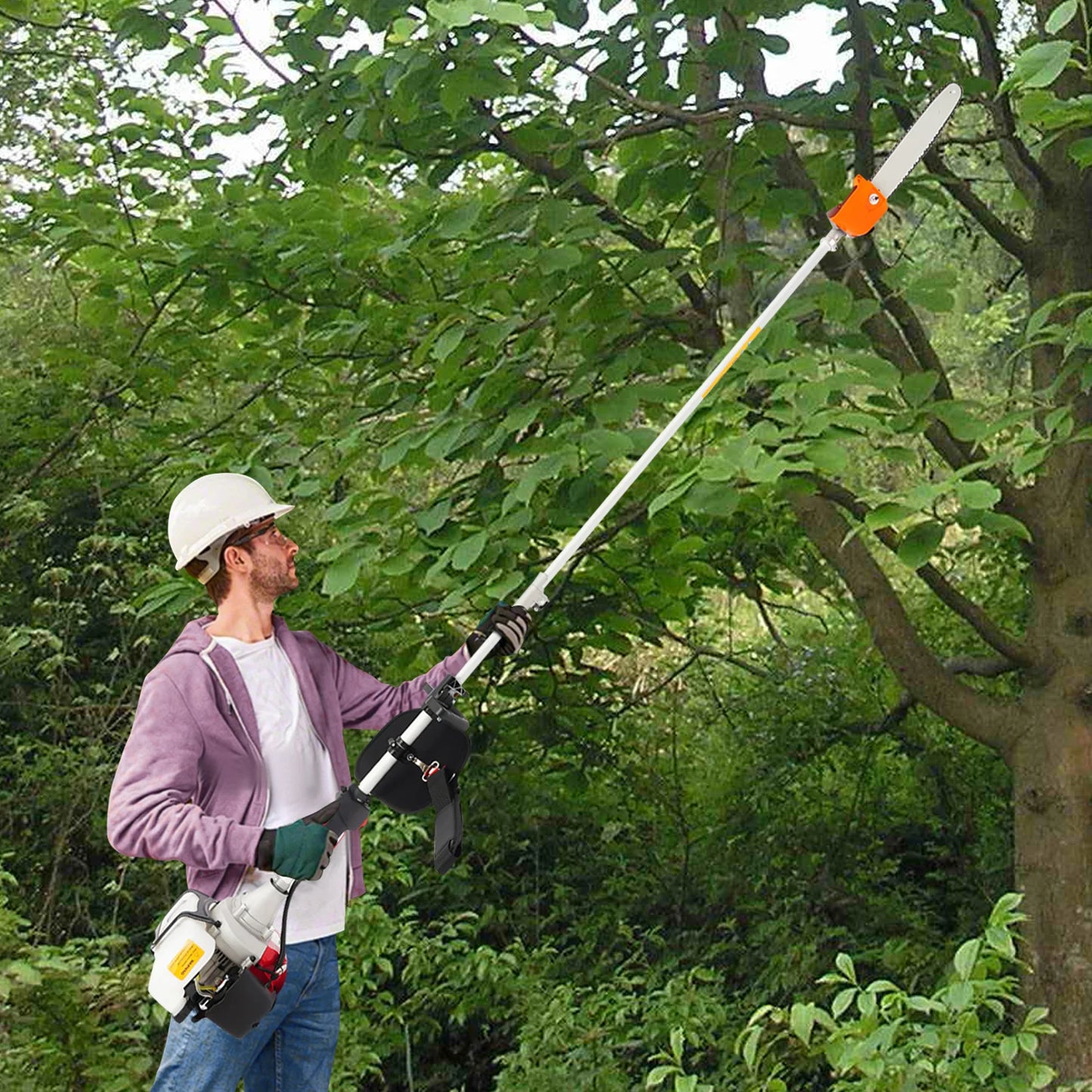 Long Pruning Chain Saw Tree Trimming
