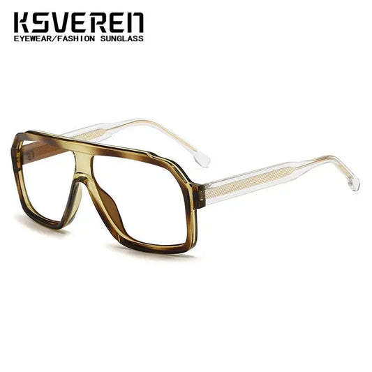 Large Square Frame Blocking Reading Glasses