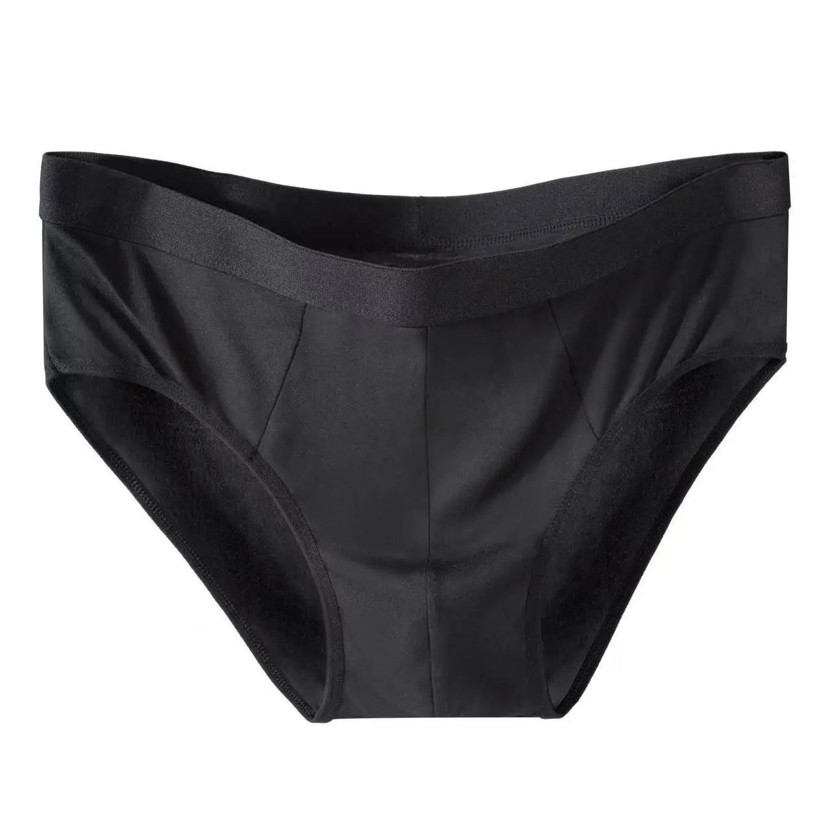 4-Piece Men's Ice Silk Breathable Briefs - Plus Size Bulge Pouch Underwear