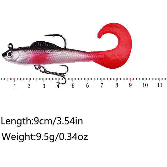 6PCS Wobblers Artificial Baits