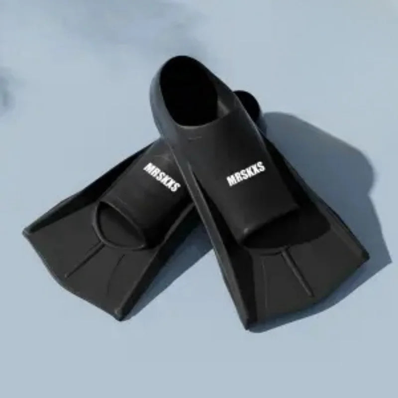 Swimming Freestyle Children Silicone Short Lightweight Flippers