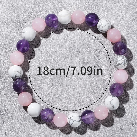 Aura Balancing 8mm Natural Stone Sleep Bracelet