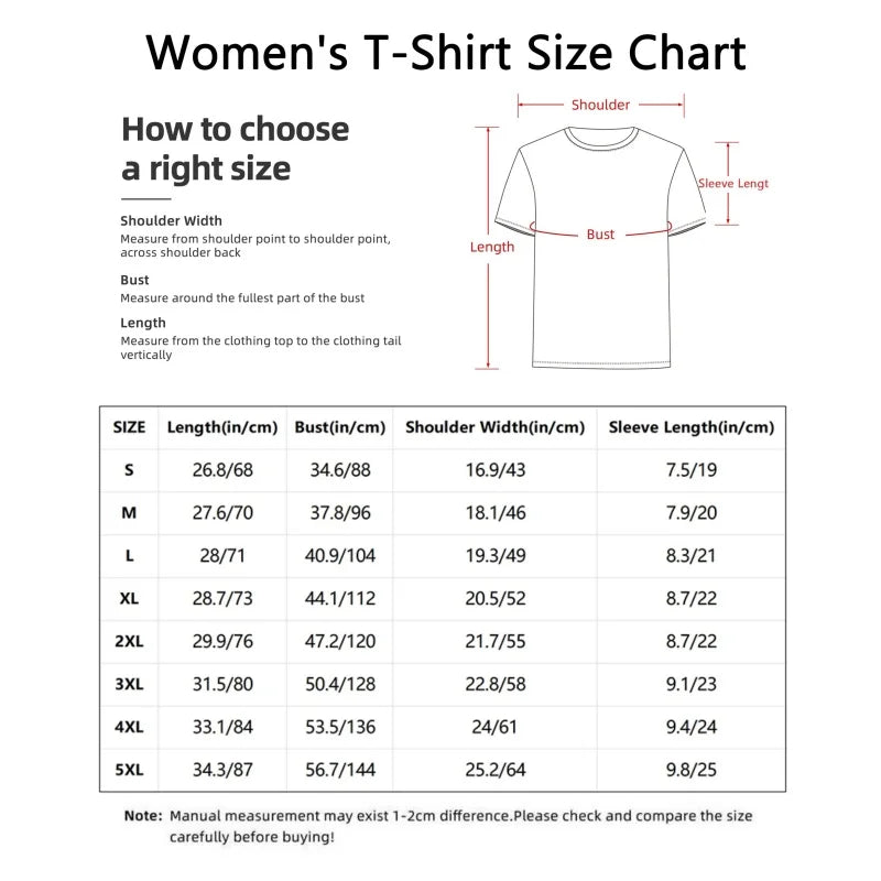 Women’s Classic Crewneck 100% Cotton T-Shirt – Casual Short Sleeve Cruise Tee