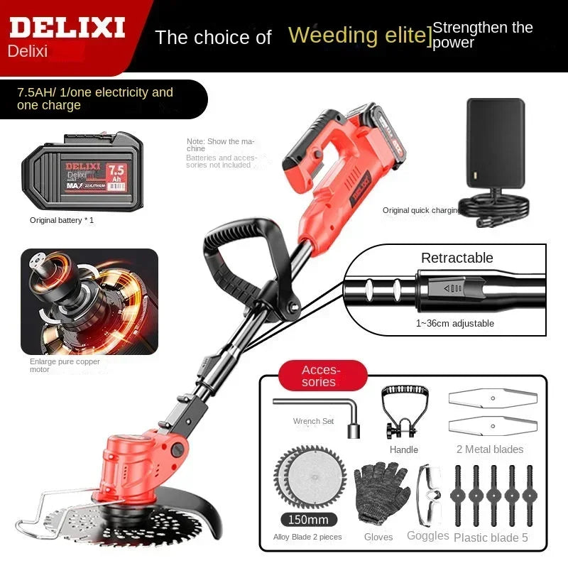 110V/220V Dewalt Lithium-ion Cordless Grass Trimmer with Multiple Function