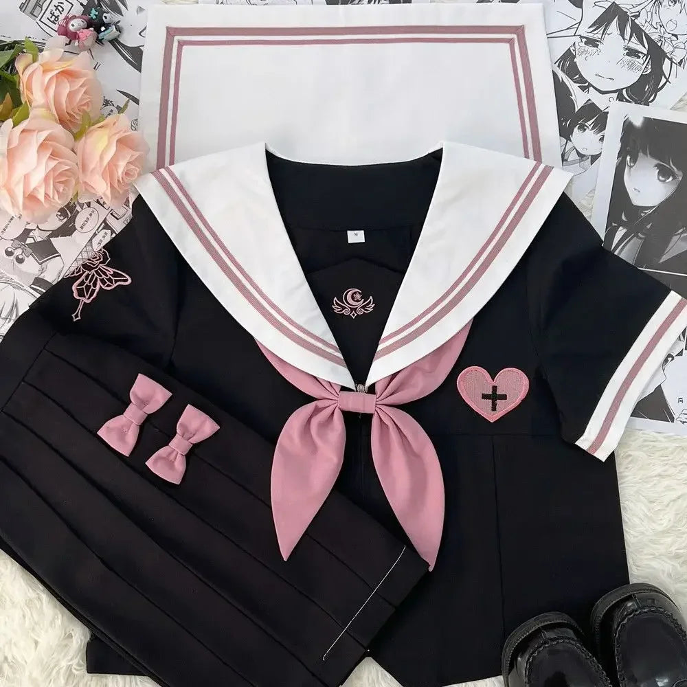 Japanese & Korean JK Sailor School Uniform Set