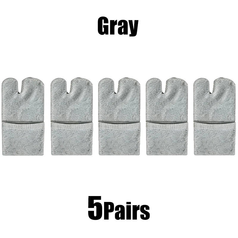 Women's Japanese Split-Toe Tabi Crew Socks