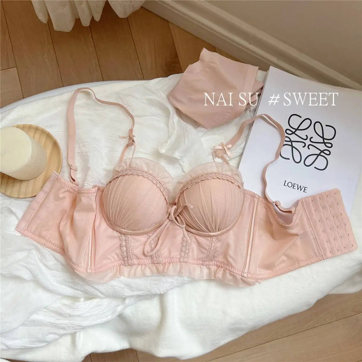 Wireless Lolita Bra Set