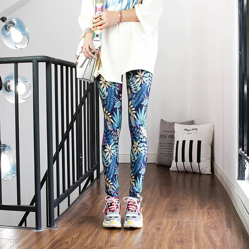 Casual and Colorful Leg Warmer Leggings