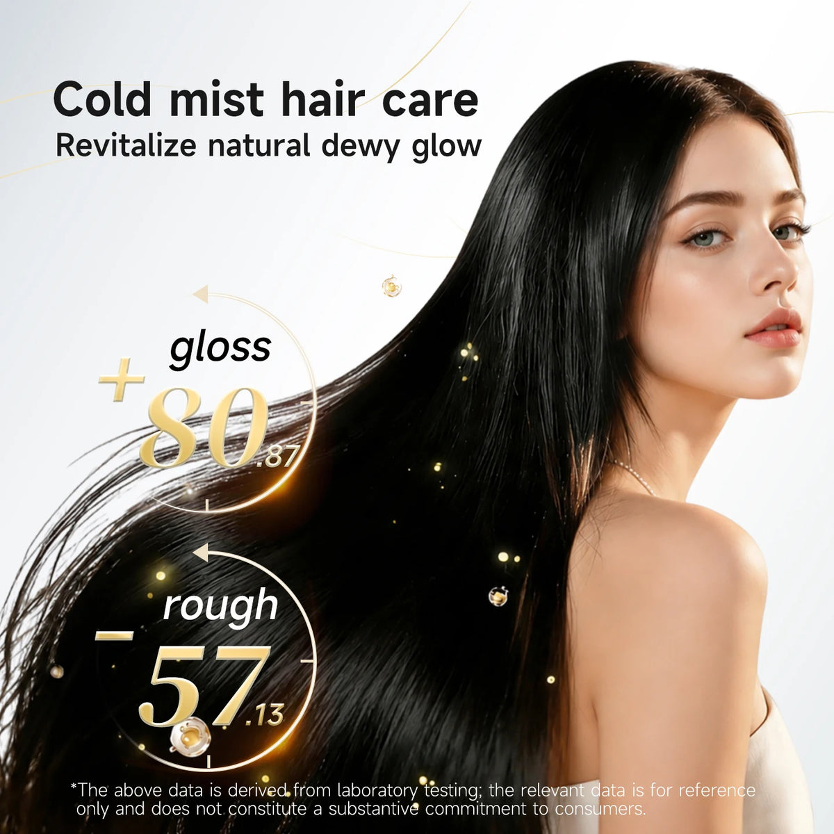 3-in-1 Cold Mist Ceramic Hair Straightener & Steam Flat Iron