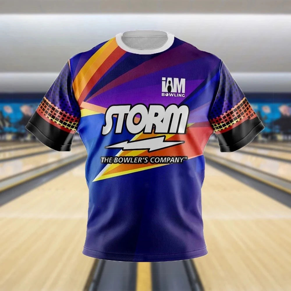 Storm Graphic Flame Performance Bowling Jersey