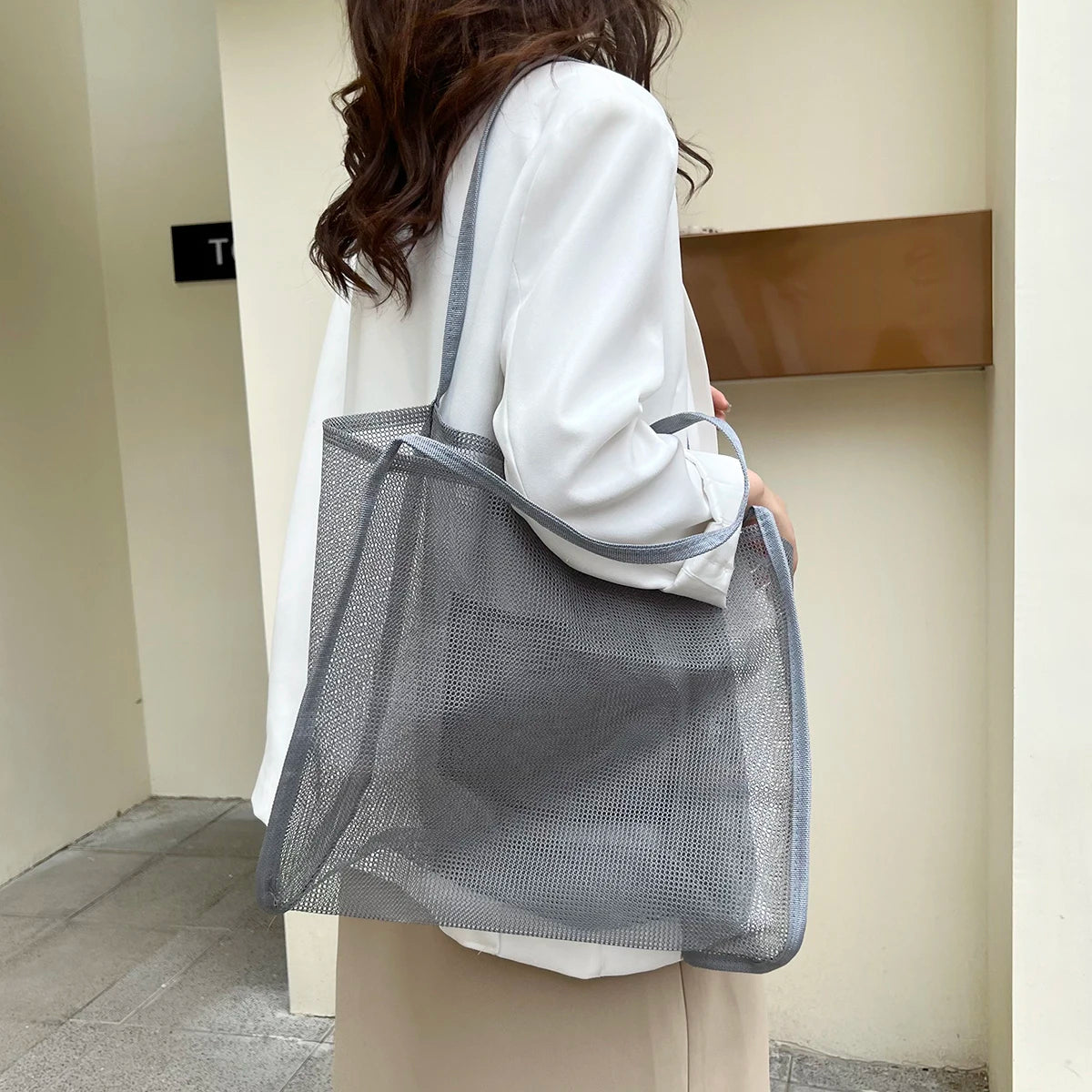 Yogodlns Trendy Mesh Tote