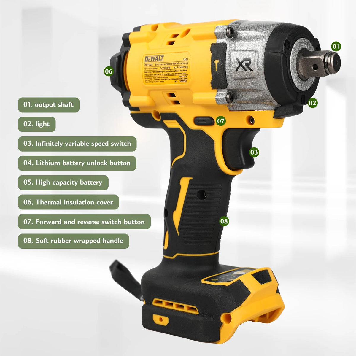 DEWALT 20V MAX Brushless Cordless Impact Drill (Tool Only)