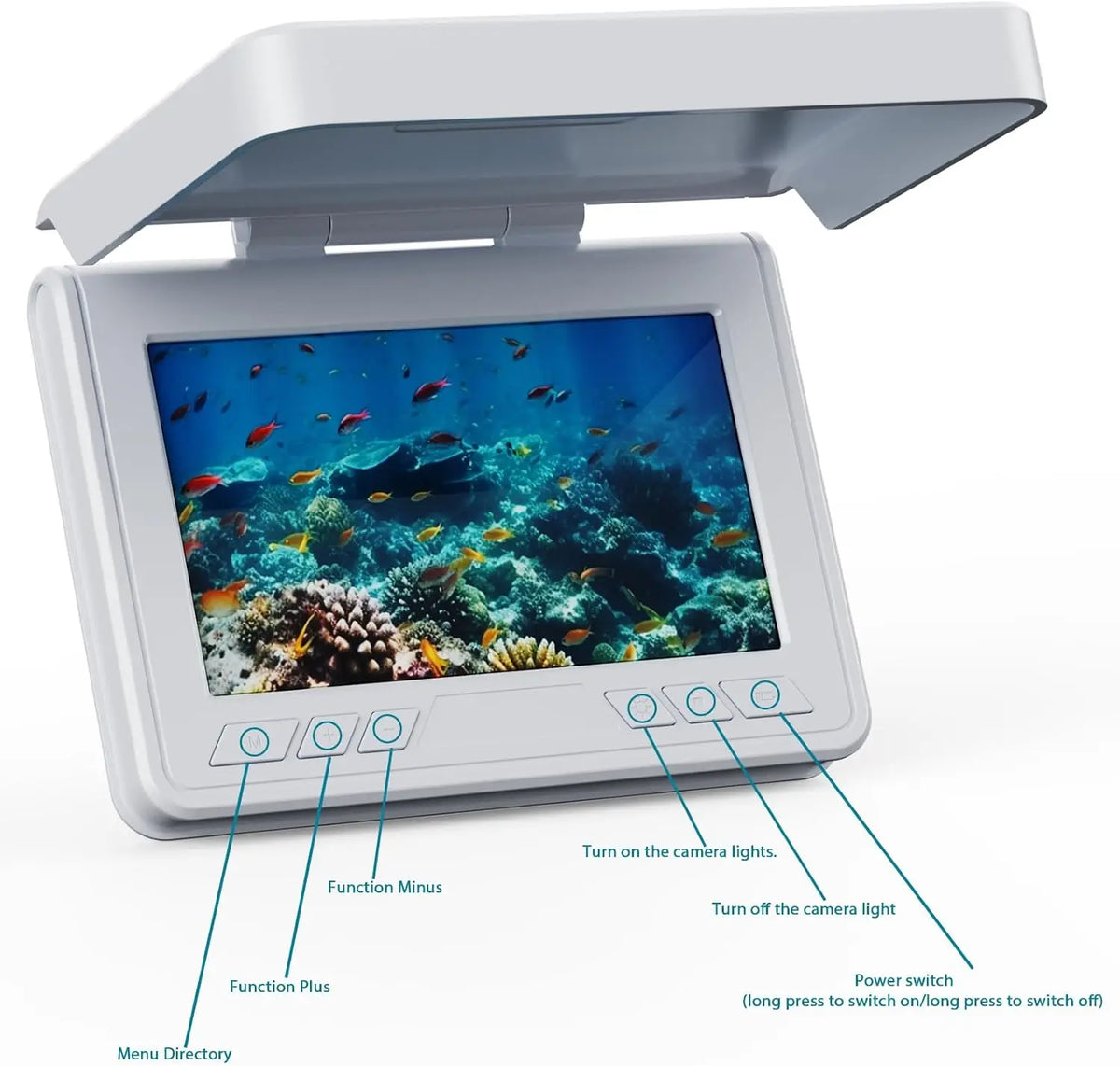 FOURQ Portable 4.3" HD Underwater Fishing Camera & Depth Finder