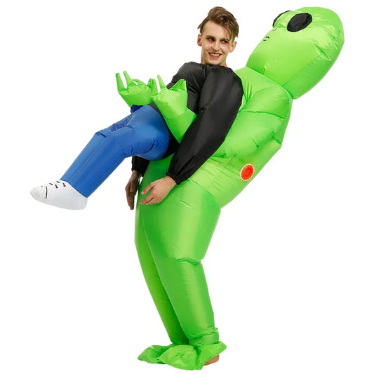 Green ET Alien Inflatable Costume Suit