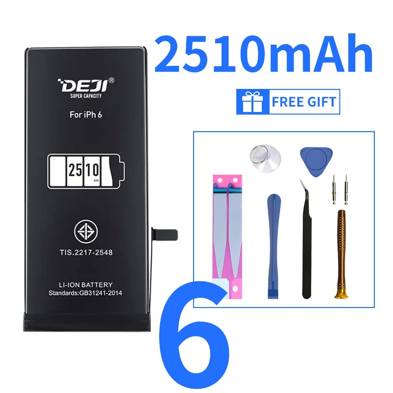 DEJI Replacement Battery & Repair Tool Kit for iPhone
