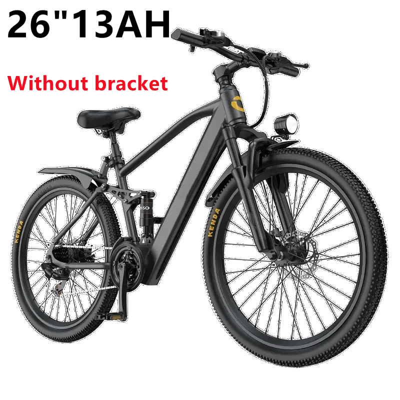 Electric Bicycle 36V Lithium Battery 500W Peak Motor 21-Speed Gear System - Eco-Friendly Transport