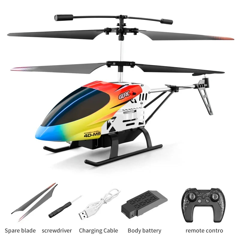 M5 3.5-Channel Remote Control Helicopter with Altitude Hold & LED Lights