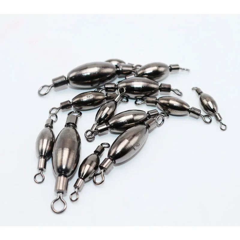 ZYZHE Fishing Swivel with Copper Weight Sinker (1.2g-11.3g)