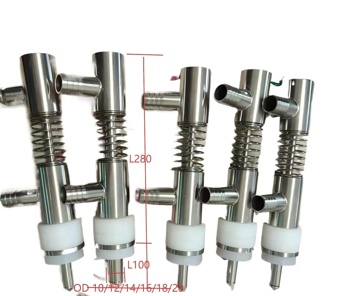 Stainless Steel Overflow Level Liquid Filling Valve Nozzle