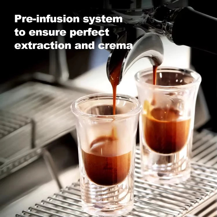CAFOVO Gemilai CRM3120C 2 Group Semi Automatic Commercial Espresso Coffee Machine 3 Boilers Rotary Pump