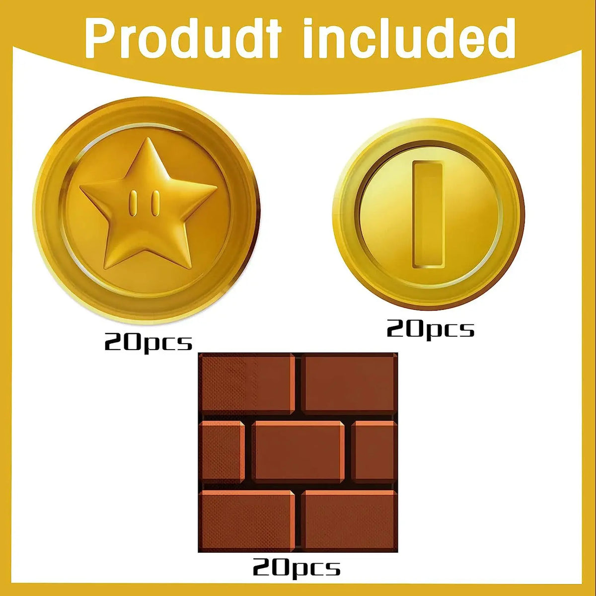 Super Brother Birthday Party Disposable Tableware & Banner Set