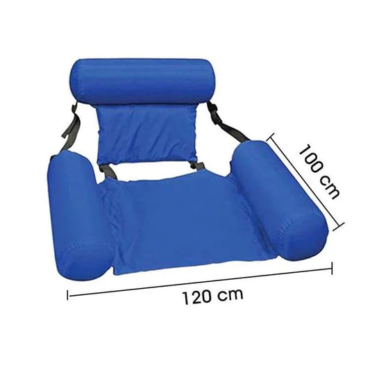 Inflatable Water Hammock Lounge Chair for Pool & Beach